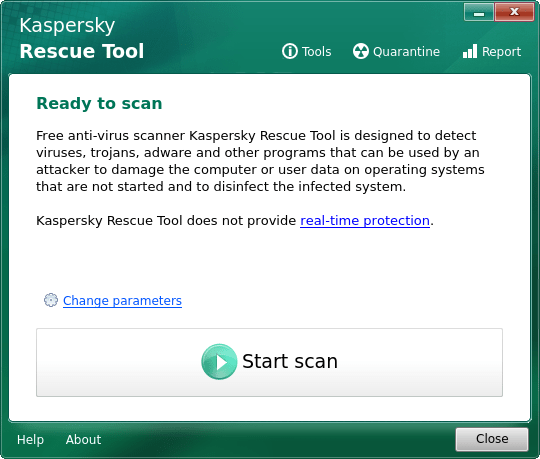 boot Kaspersky Rescue Disk 2018 từ Anhdv Boot 2
