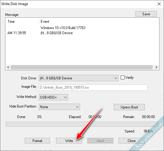 Cách tạo usb boot hỗ trợ UEFI và Legacy với UltraISO 3