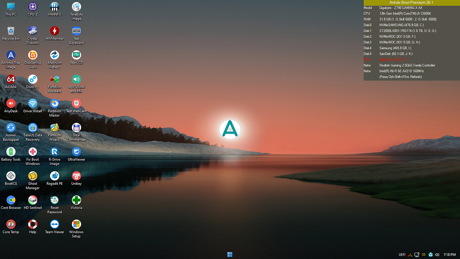 Anhdv Boot: bộ công cụ cứu hộ máy tính chuyên nghiệp với Win11PE, Win10PE và Win8PE-Khat Vong Song - Desire Of Life