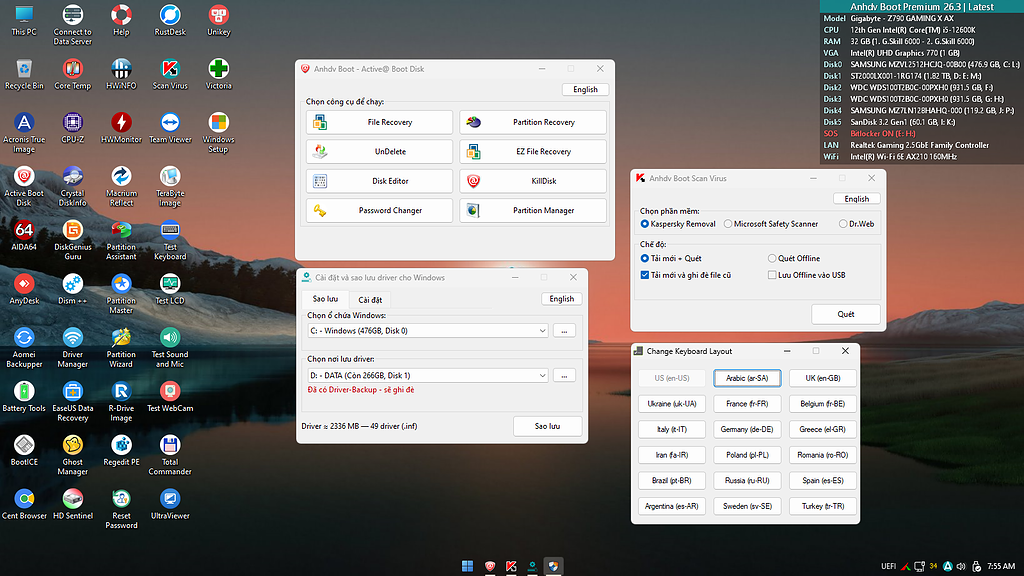 Anhdv boot premium app scanvirus